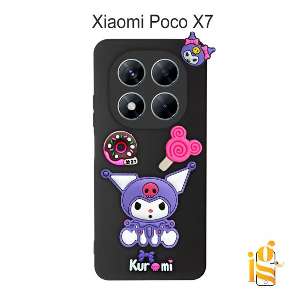 گارد گوشی عروسکی کرومی برای موبایل شیائومی پوکو Poco X7