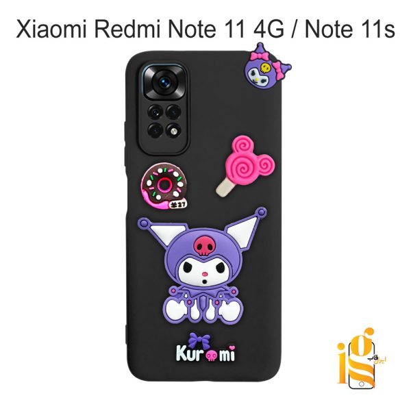 گارد گوشی عروسکی کرومی برای موبایل شیائومی ردمی نوت Redmi Note 11 4G / Note 11s