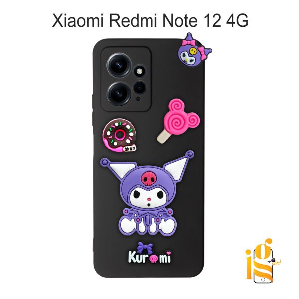 گارد گوشی عروسکی کرومی برای موبایل شیائومی ردمی نوت Redmi Note 12 4G