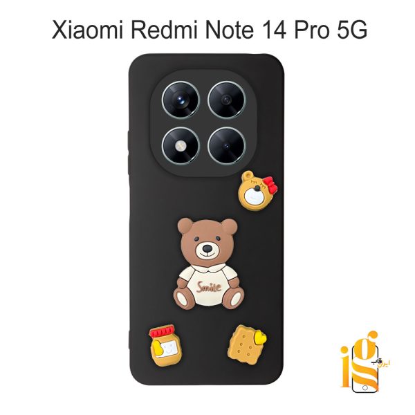 قاب دخترانه خرس پاستیلی برای موبایل شیایومی ردمی نوت Redmi Note 14 Pro 5G