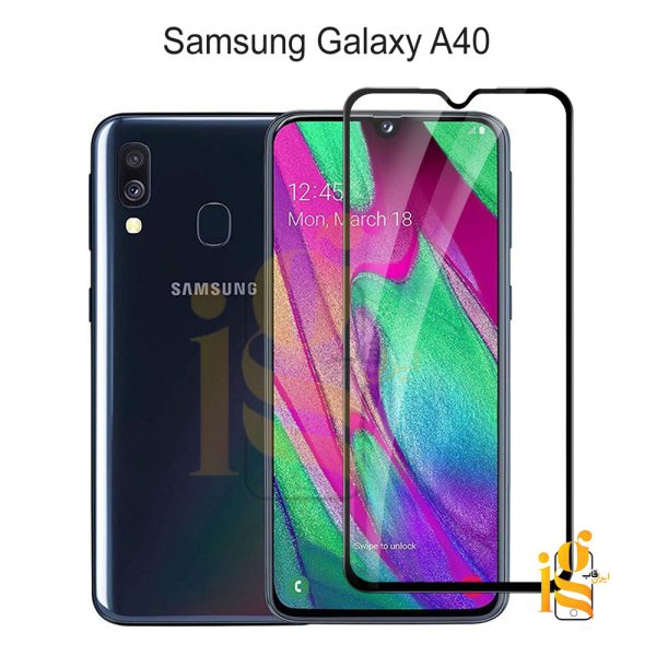 گلس شیشه ای گوشی سامسونگ A40