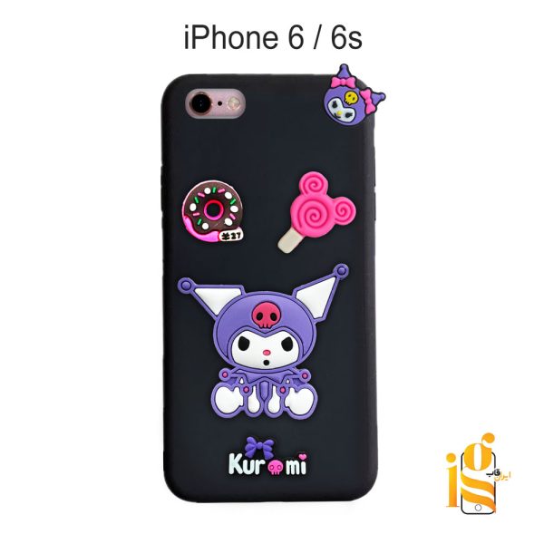 گارد گوشی عروسکی کرومی برای موبایل اپل آیفون 6 / 6s