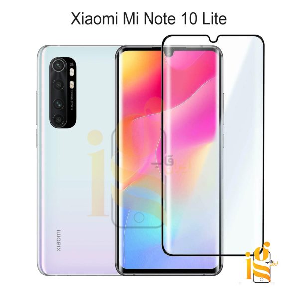 گلس فول چسب گوشی شیائومی Mi Note 10 Lite