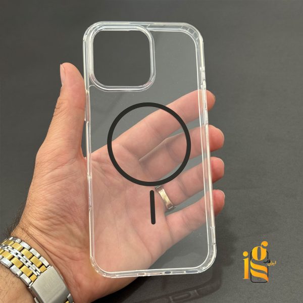 گارد موبایل شفاف مگ سیف آیفون 16 Pro Max