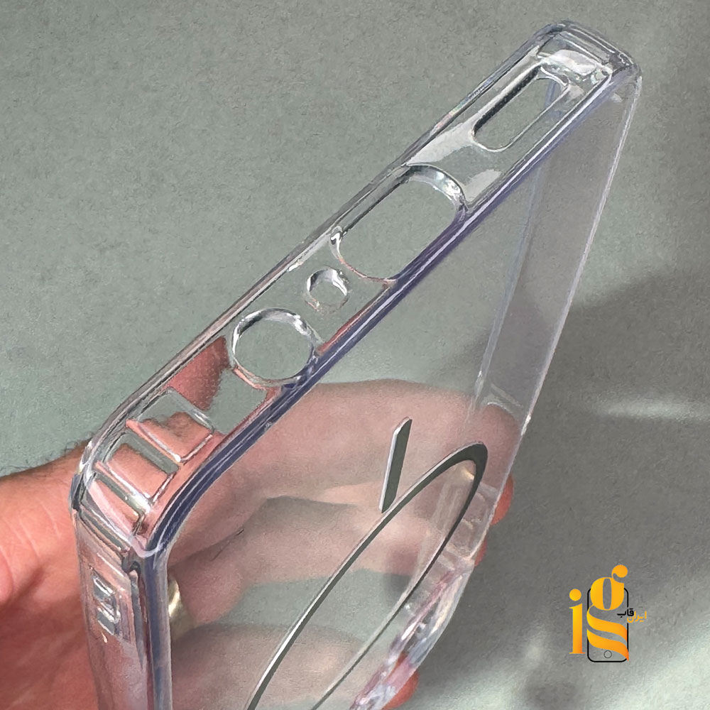قاب گوشی شفاف مگ سیف سامسونگ A06-Clear-Magsafe-Case گارد موبایل شفاف مگ سیف سامسونگ A06