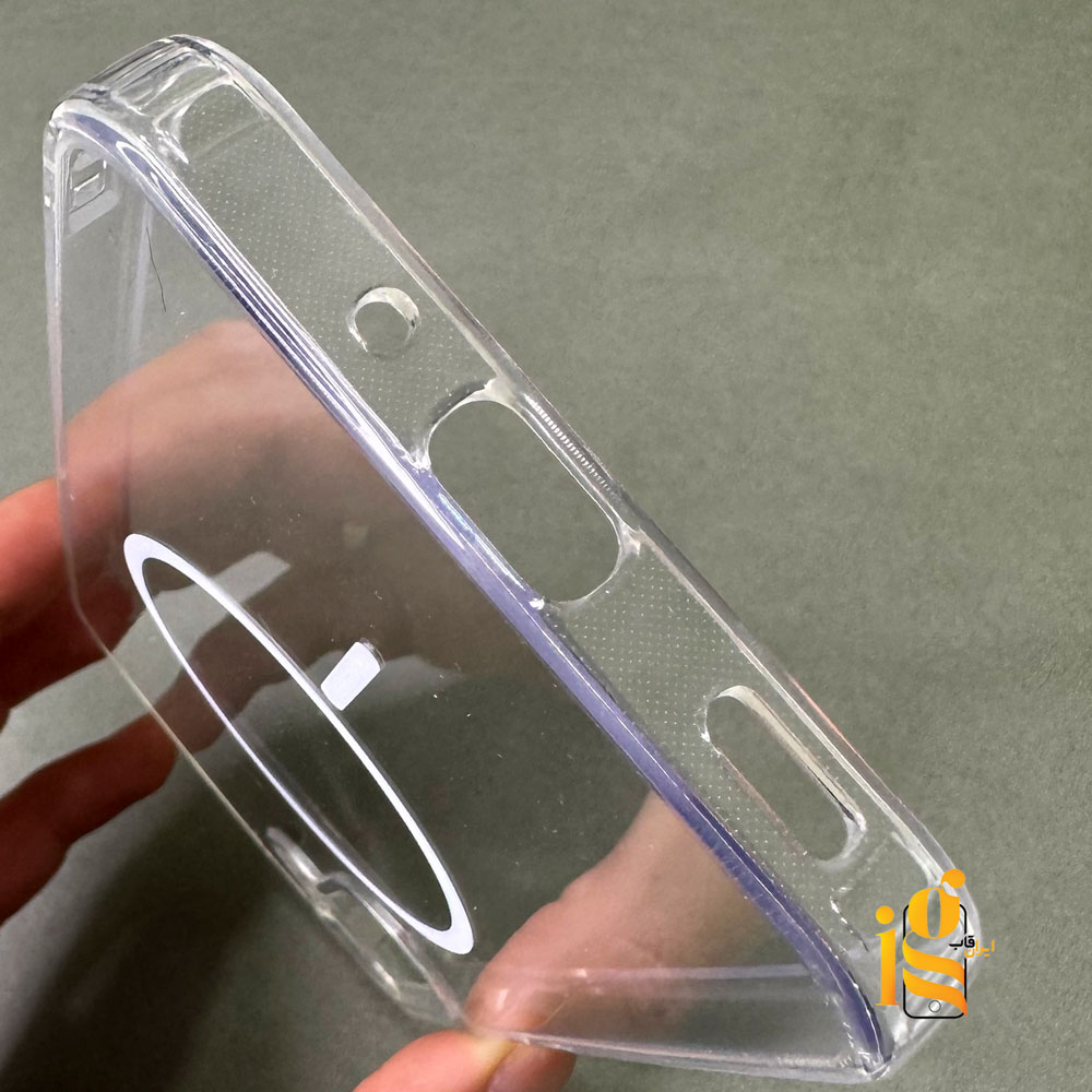 قاب گوشی شفاف مگ سیف سامسونگ A16-Clear-Magsafe-Case گارد موبایل شفاف مگ سیف سامسونگ A16