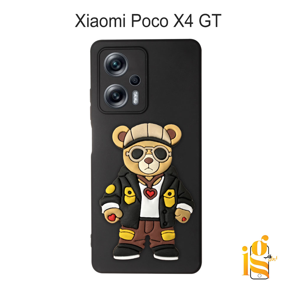 گارد موبایل پسرانه خرس گنگ استایل برای گوشی شیائومی پوکو Poco X4 GT قاب موبایل پسرانه خرس گنگ استایل برای گوشی شیائومی پوکو Poco X4 GT