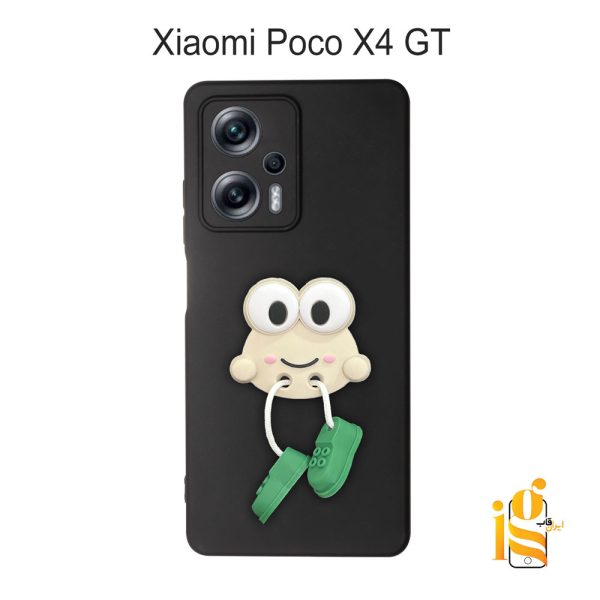 قاب گوشی عروسکی طرح قورباغه برای موبایل شیائومی پوکو Poco X4 GT
