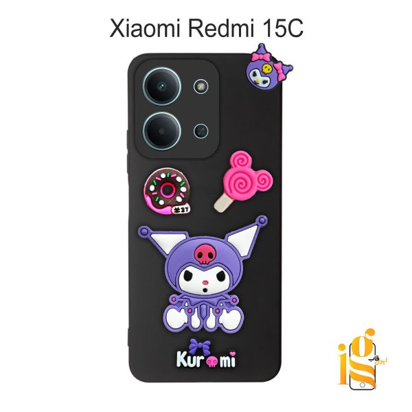 گارد گوشی عروسکی کرومی برای موبایل شیائومی ردمی Redmi 15C