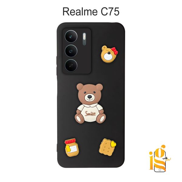 قاب دخترانه خرس پاستیلی برای موبایل ریلمی Realme C75