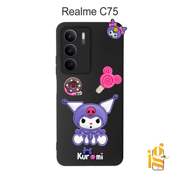 گارد گوشی عروسکی کرومی برای موبایل ریلمی Realme C75