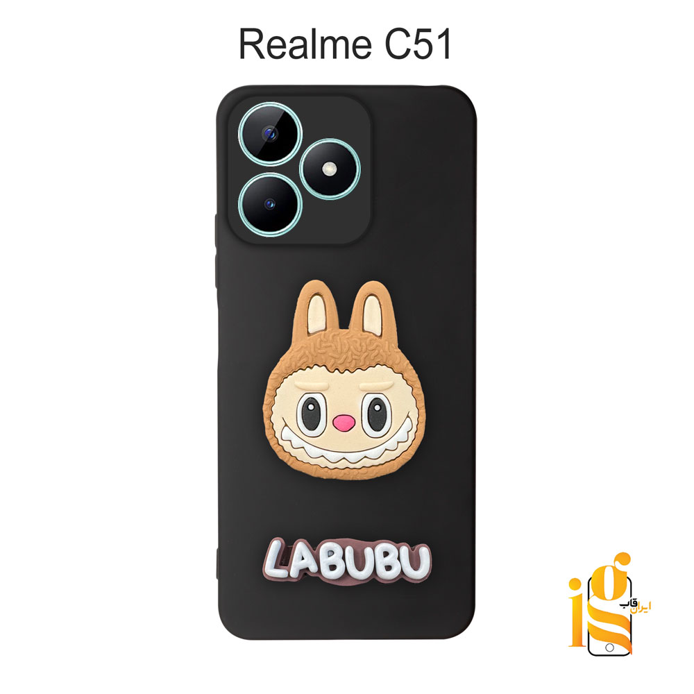 قاب گوشی عروسکی لبوبو برای موبایل ریلمی Realme C51 گارد گوشی عروسکی لبوبو برای موبایل ریلمی Realme C51