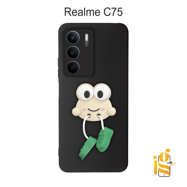 قاب گوشی عروسکی طرح قورباغه برای موبایل ریلمی realme C75