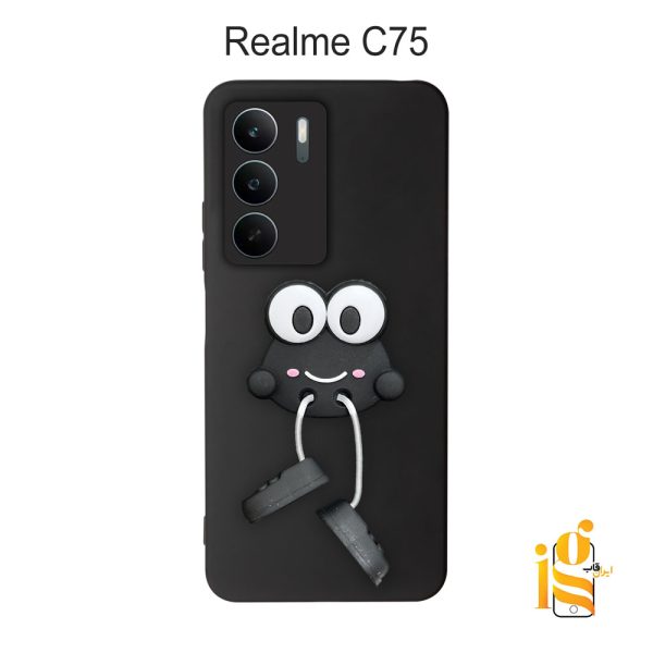 قاب گوشی عروسکی طرح قورباغه برای موبایل ریلمی realme C75