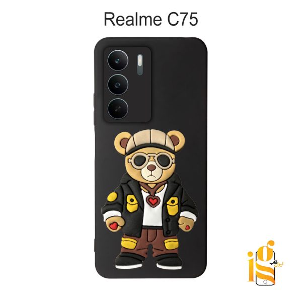 قاب موبایل پسرانه خرس گنگ استایل برای گوشی ریلمی Realme C75