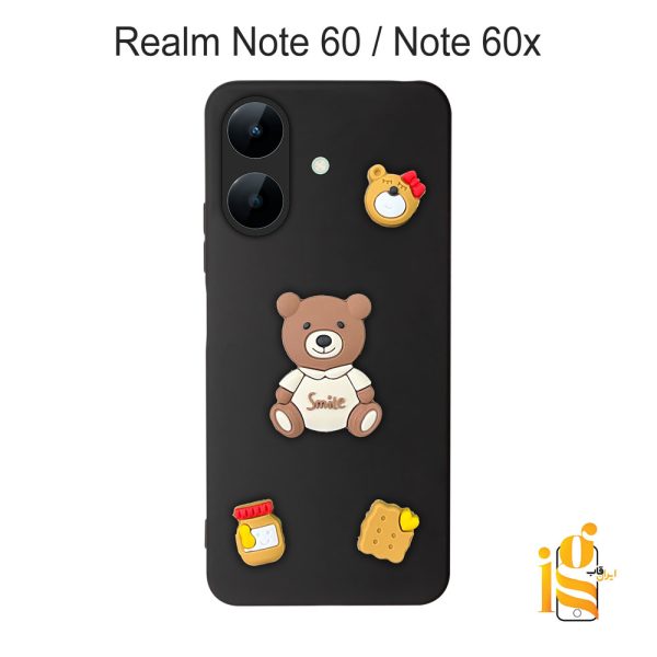 قاب دخترانه خرس پاستیلی برای موبایل ریلمی Realme Note 60 / 60x