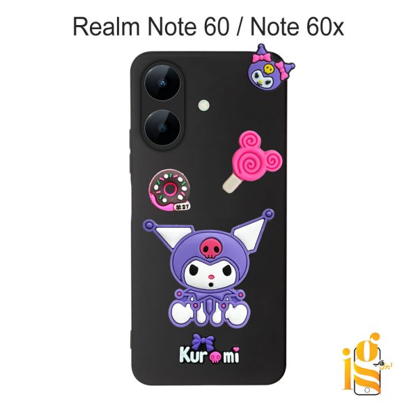 گارد گوشی عروسکی کرومی برای موبایل ریلمی Realme Note 60 / 60x